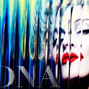 Madonna sur la pochette de "MDNA"