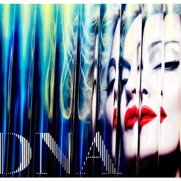 Madonna sur la pochette de "MDNA"