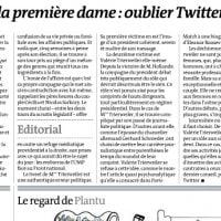 Le journal "Le Monde" conseille à Valérie Trierweiler de lâcher Twitter et son job de journaliste