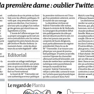 "Le Monde" daté du 14 juin 2012.