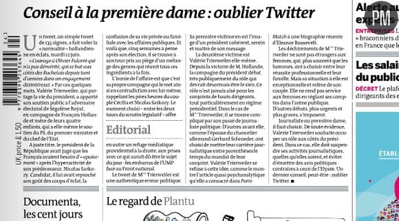 "Le Monde" daté du 14 juin 2012.