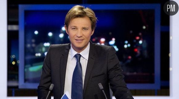 Laurent Delahousse sur le plateau du 20 heures