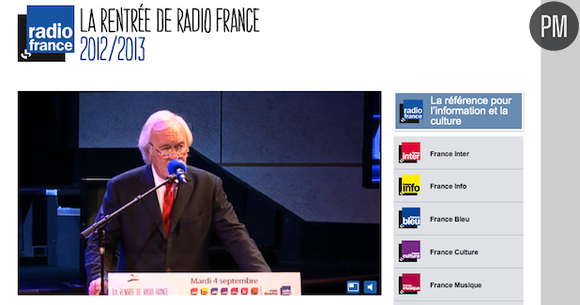 La conférence de presse de rentrée de Radio France était diffusée en streaming.