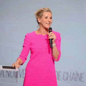 Laurence Ferrari, lors du lancement de D8, le 20 septembre 2012 à Paris.