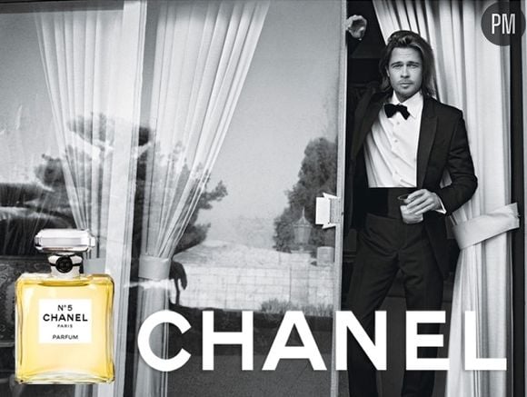 Brad Pitt, première égérie masculine du Chanel N°5