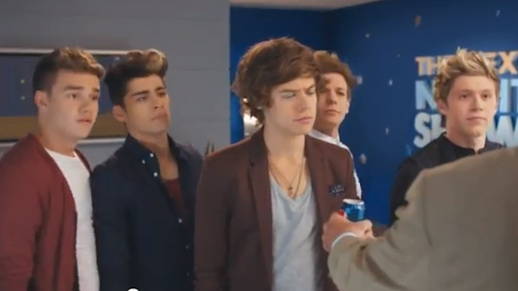 Les One Direction dans une pub Pepsi.