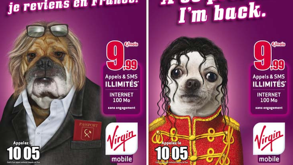 Pub : Virgin Mobile se moque de Gérard Depardieu