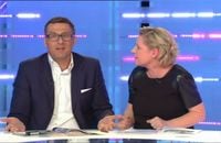 Anne-Elisabeth Lemoine clashe David Abiker dans "La nouvelle édition" sur Canal+.