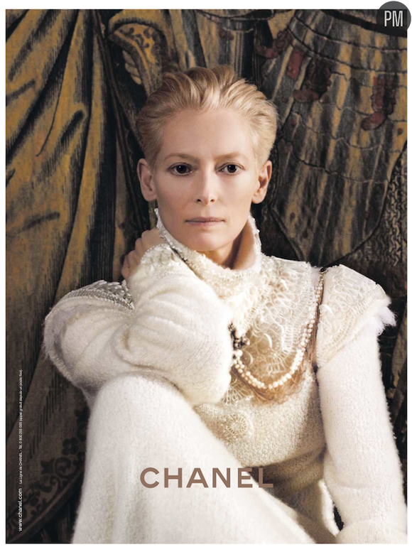 Tilda Swinton, nouvelle égérie Chanel.