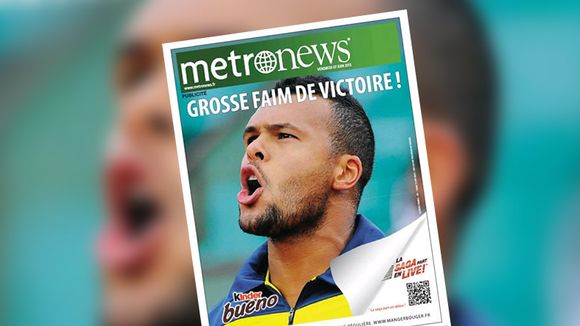 Roland Garros : Kinder Bueno s'offre une pub dans Metronews pour soutenir Tsonga
