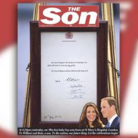 "The Sun" change de nom pour la naissance du royal baby