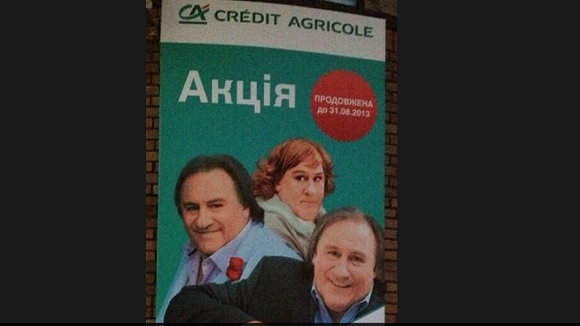 Gérard Depardieu se travestit dans une pub ukrainienne