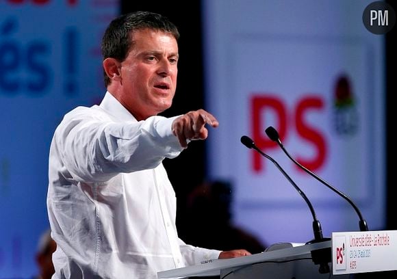 Manuel Valls lors des universités d'été du PS à La Rochelle, le 25 août dernier