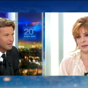 Mylène Farmer, dans le JT de Laurent Delahousse le 8 septembre 2013.