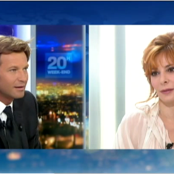 Mylène Farmer, dans le JT de Laurent Delahousse le 8 septembre 2013.