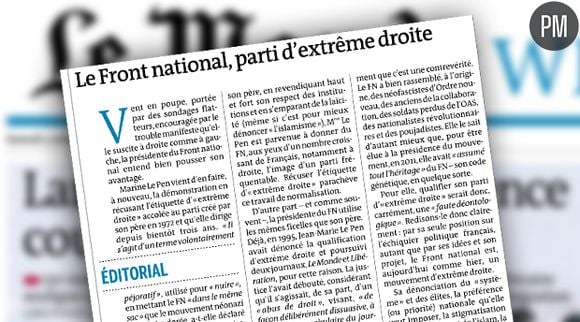 "Le Monde", daté du 5 octobre 2013.