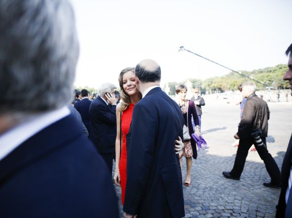 Marie-Charline Pacquot, compagne de Pierre Moscovici, ministre de l'Economie (2013).