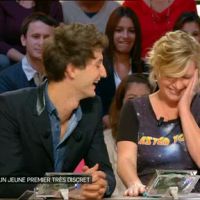 Pierre Niney donne un feu de joue à Anne-Elisabeth Lemoine sur Canal+