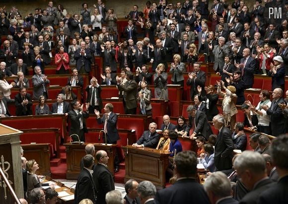 L'hémicycle de l'Assemblée nationale.