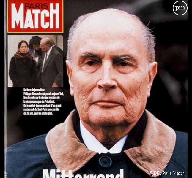 La Une de Paris Match sur la fille cachée de François Mitterrand