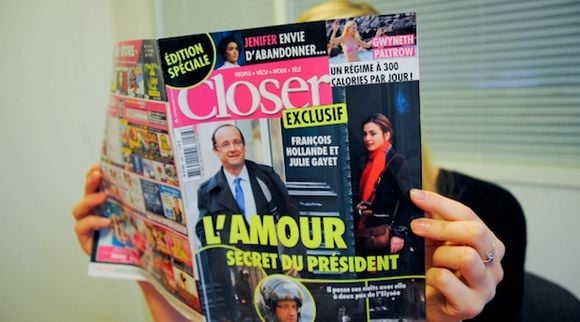 "Closer" a révélé la liaison entre François Hollande et Julie Gayet