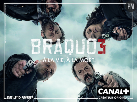 Publicité pour le lancement de "Braquo 3"