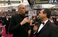 Laurent Weil et Didier Allouch, sur le tapis rouge des Oscars 2014.