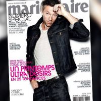 Vincent Cassel, premier homme en Une du magazine "Marie Claire"