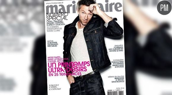 Vincent Cassel, à la Une de "Marie Claire".