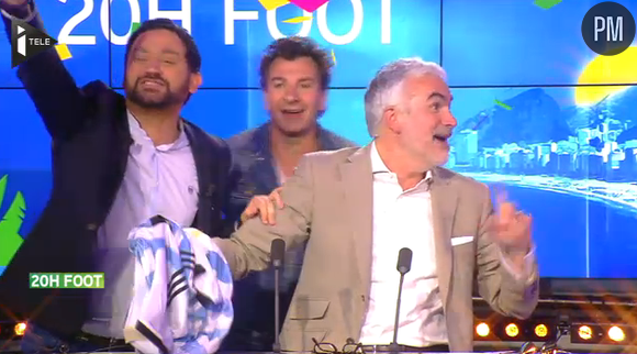 Cyril Hanouna perturbe le direct de Pascal Praud sur i-TELE.