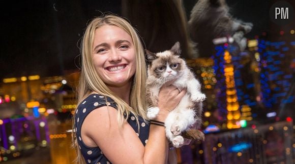 Tabatha Bundesen, avec son célèbre Grumpy Cat