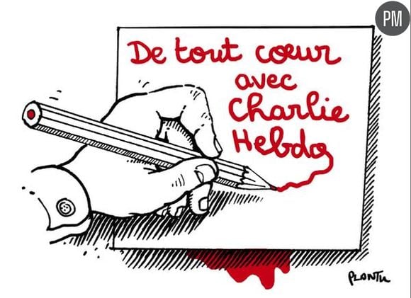 Hommage à Charlie Hebdo signé Plantu