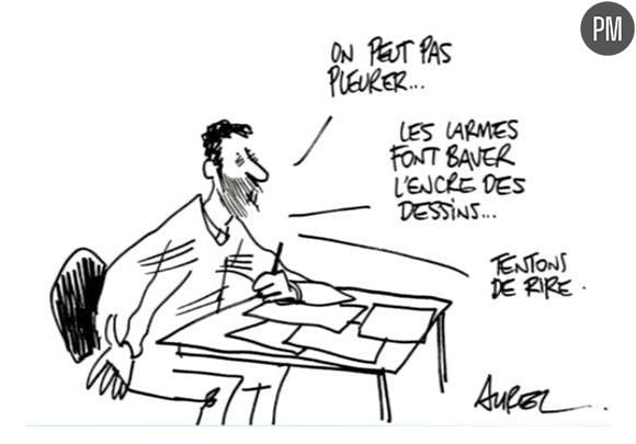 Hommage à "Charlie Hebdo" signé Aurel