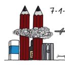 Hommage à "Charlie Hebdo" signé Philippe Geluck