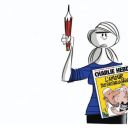Hommage à Charlie Hebdo signé Ann Telnaes