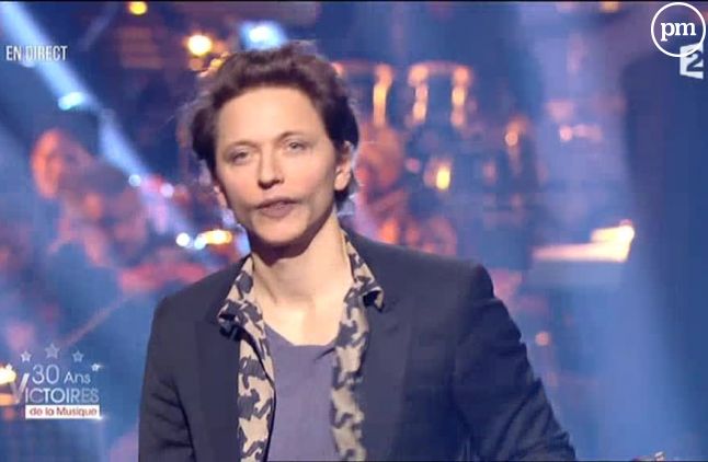 Le chanteur Raphael, sur France 2.