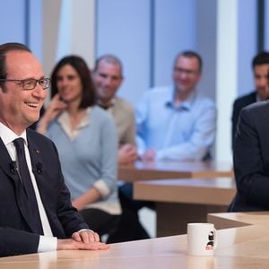 François Hollande hier sur le plateau du "Supplément"