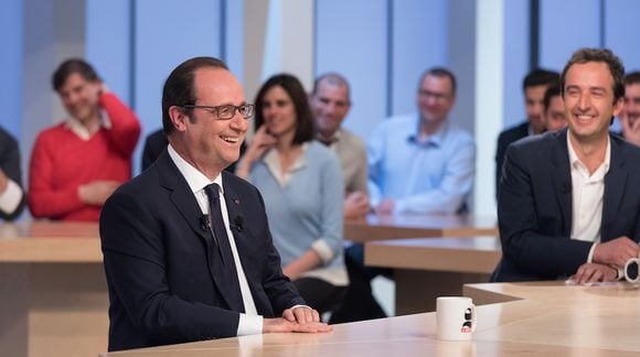 François Hollande hier sur le plateau du "Supplément"