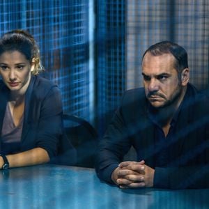 Alice Pol et François-Xavier Demaison dans "Disparue"