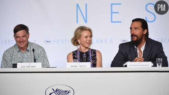 Gus Van Sant, Naomi Watts et Matthew McConaughey hier à Cannes