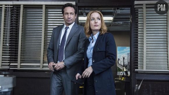 David Duchovny et Gillian Anderson dans "X-Files"