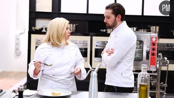 Hélène Darroze face à Xavier dans "Top Chef" 2016