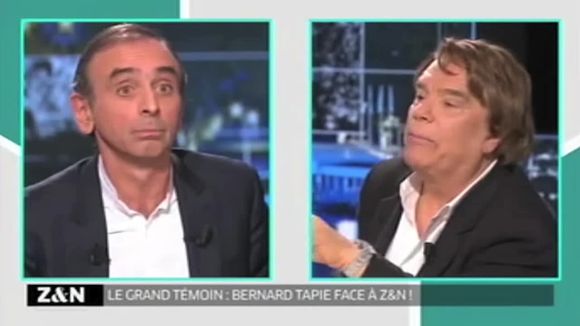 Clash entre Zemmour et Tapie.