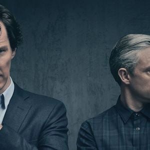 Benedict Cumberbatch et Martin Freeman dans "Sherlock"