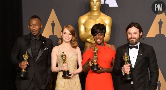 Mahersahala Ali, Emma Stone, Viola Davis et Casey Affleck