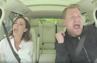 Victoria Beckham dans une fausse bande-annonce avec James Corden