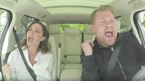 Victoria Beckham dans une fausse bande-annonce avec James Corden