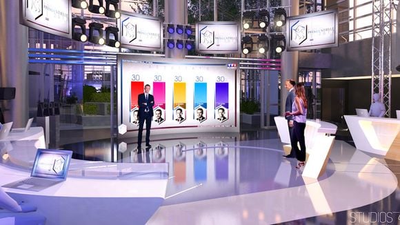 Premier tour de la présidentielle : Découvrez le nouveau décor inédit de TF1