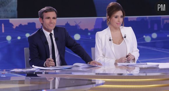 David Pujadas et Léa Salamé