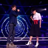 "The Voice" : Valentin Stuff et Nathalia éblouissent avec "Je te pardonne" de Maître Gims